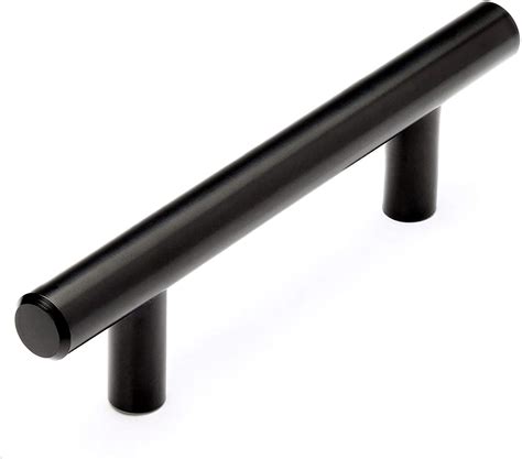 image of black stainless steel kitchen cabinets handles|black stainless steel drawer pulls.